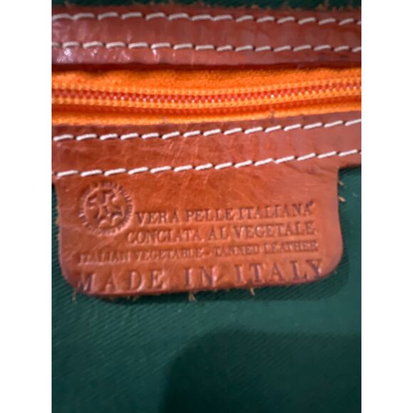 Conte Di Cavour Italy Brown Leather
Shoulder Bag - Picture 8 of 14